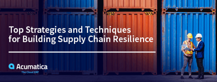 Top Strategies and Techniques for Building Supply Chain Resilience
