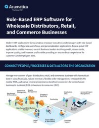 Role-Based Software Empowers Distribution, Retail, and Commerce Businesses