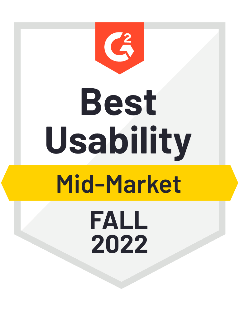 G2 Fall 2022 Best Usability