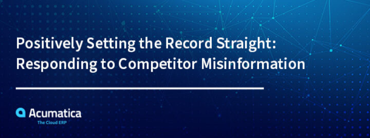 Positively Setting the Record Straight: Responding to Competitor Misinformation