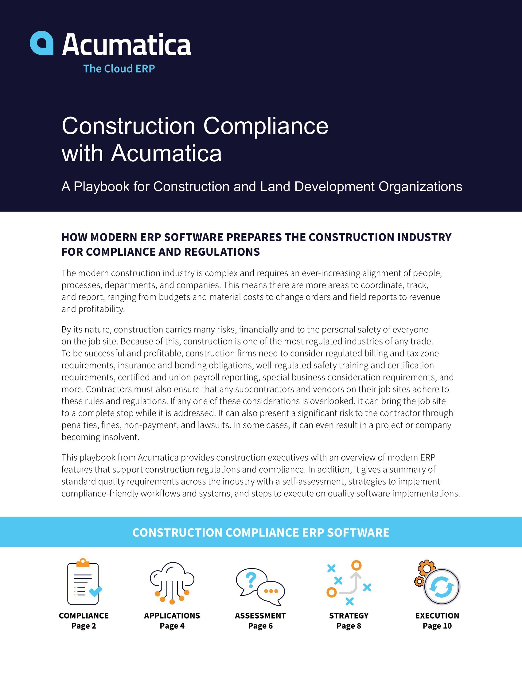 Support Construction Compliance with Modern ERP
