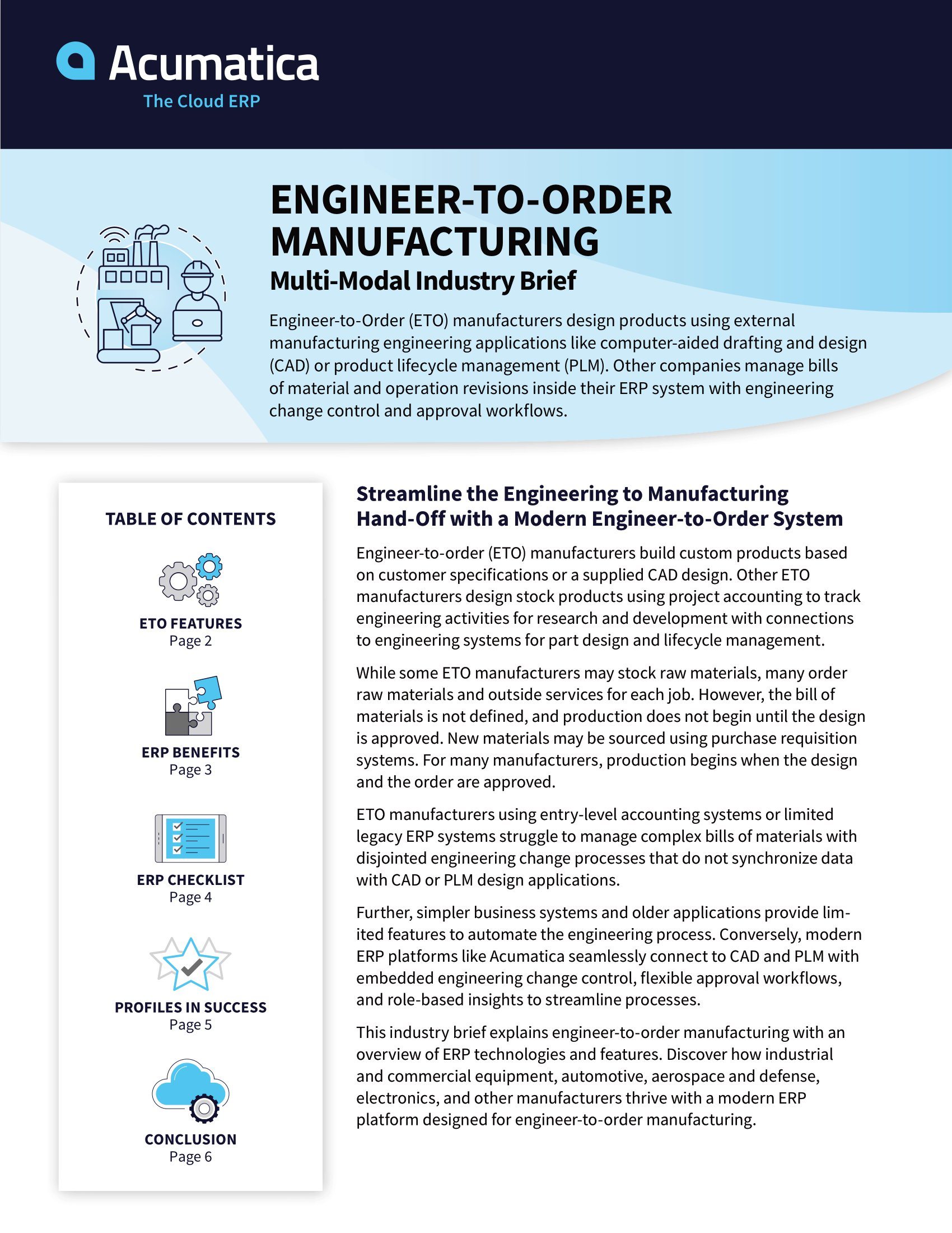 How Engineer-to-Order Manufacturers Can Thrive with a Modern ERP Solution, page 0