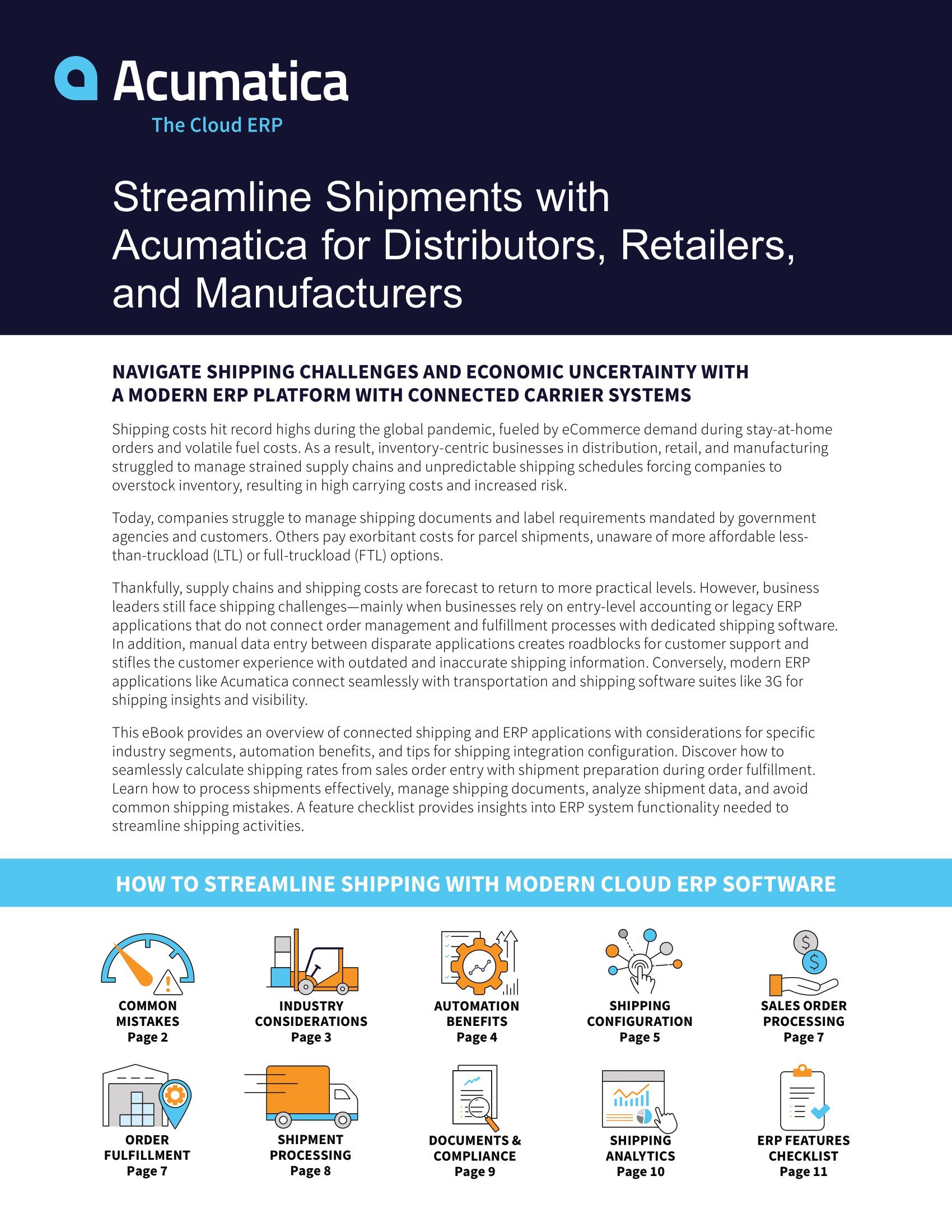 Why Modern Cloud ERP Applications and Connected Shipping is a Must for Today’s Distributors, Retailers, and Manufacturers