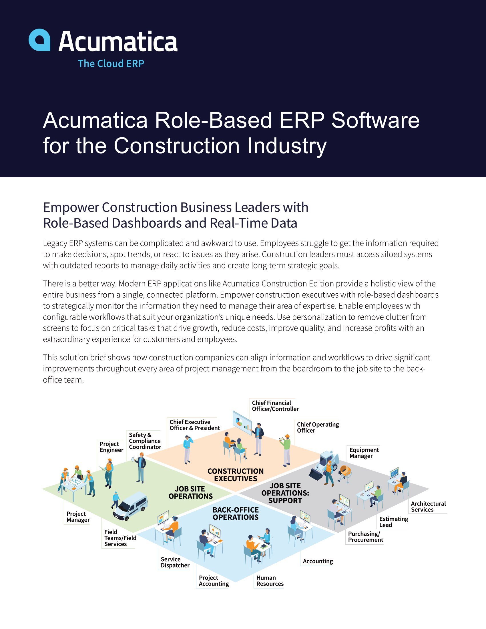 Multiple Construction Roles Only Require One ERP Platform