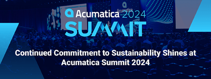 Continued Commitment to Sustainability Shines at Acumatica Summit 2024