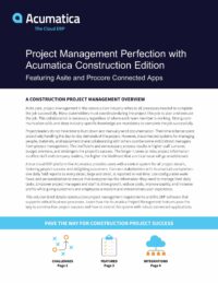 Improve Construction Project Management with Acumatica Construction Edition