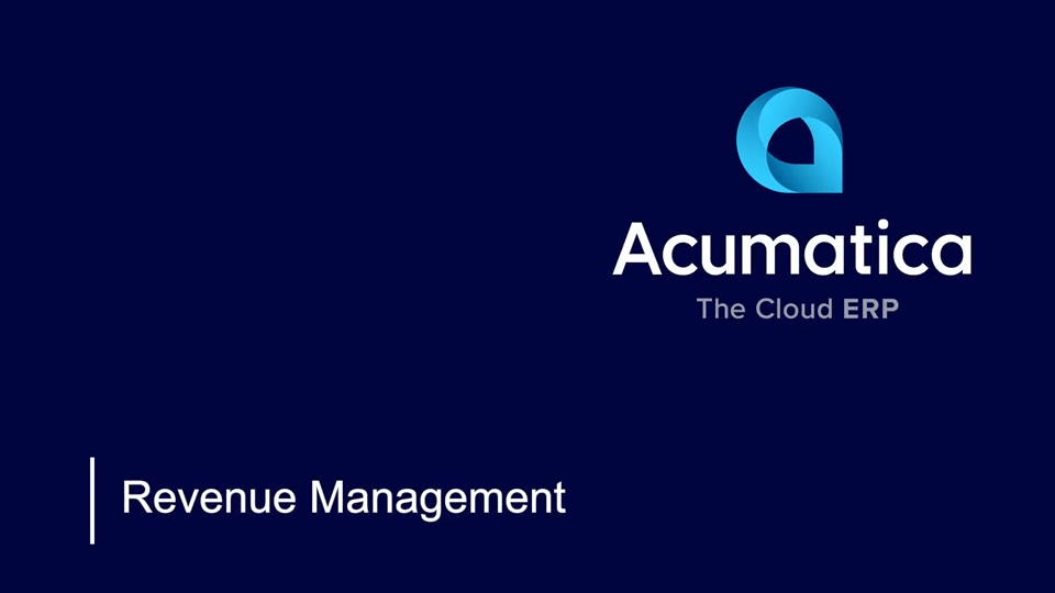 Watch Revenue Management Overview Video