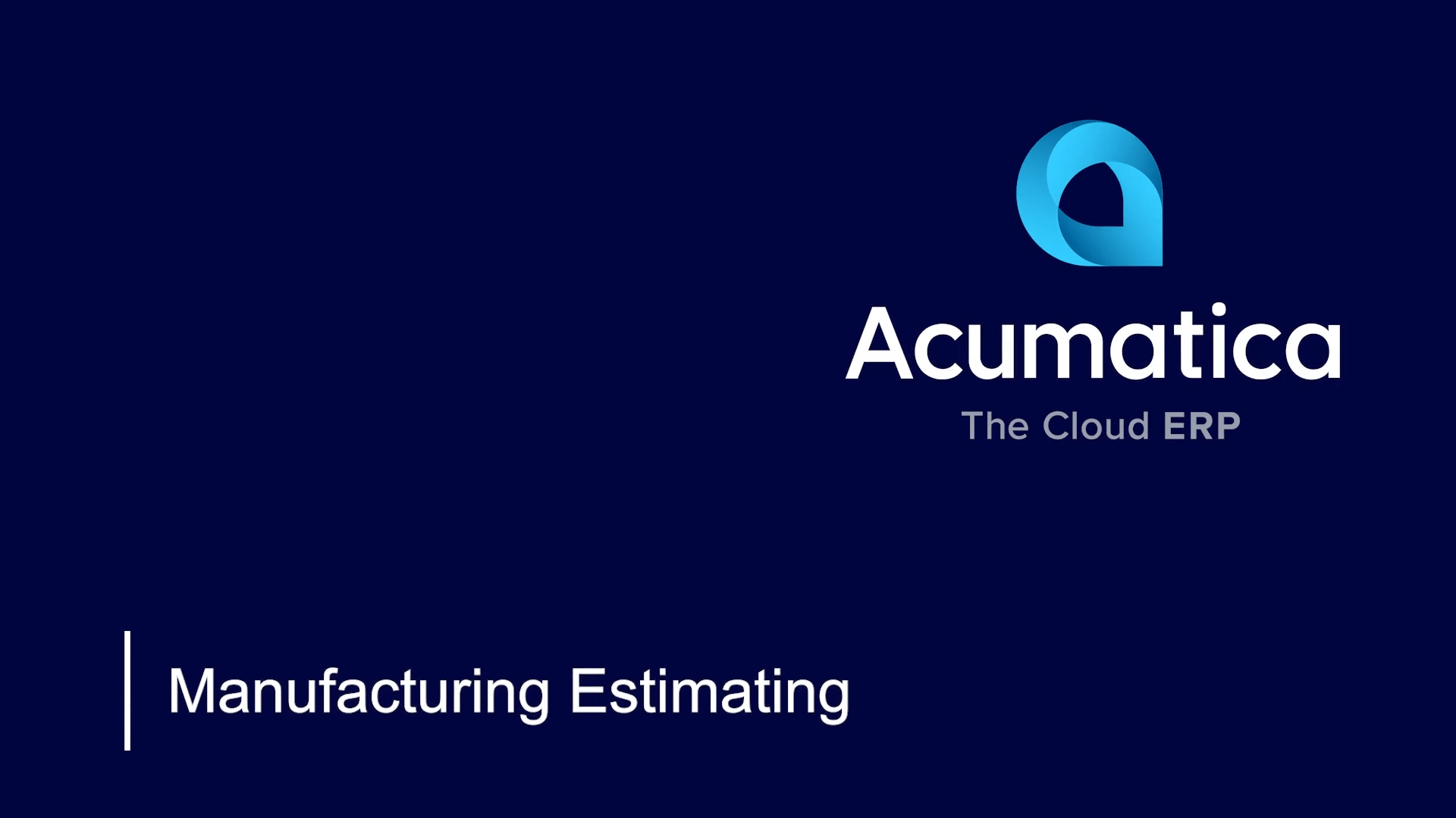 Watch Manufacturing Estimating Video